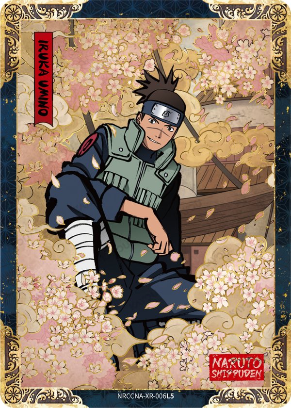 Iruka Umino NRCCNA-XR-006L5 card from Ninja Age Premium Collector Box