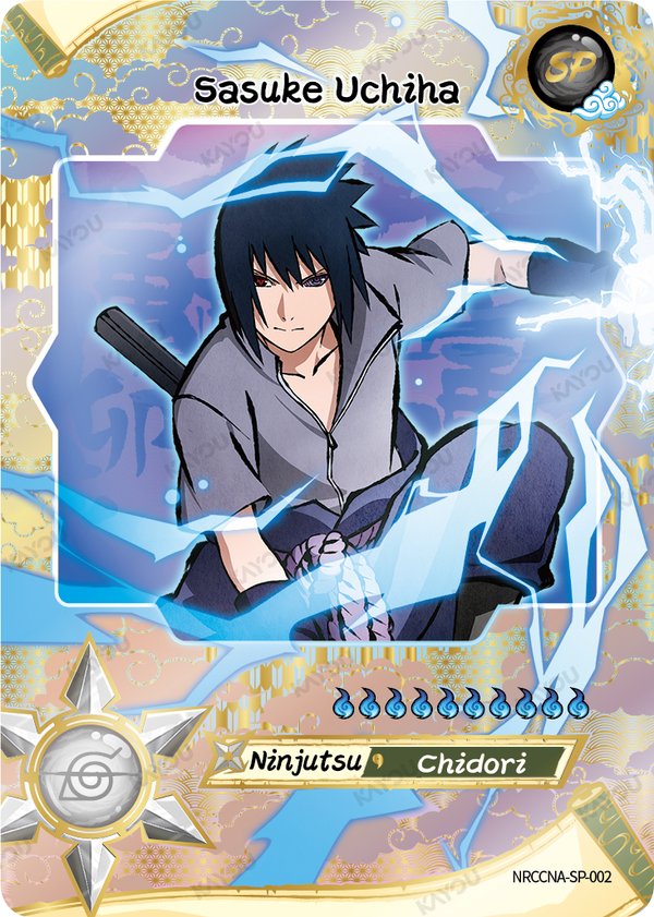 Sasuke Uchiha NRCCNA-SP-002 card from Ninja Age Premium Collector Box