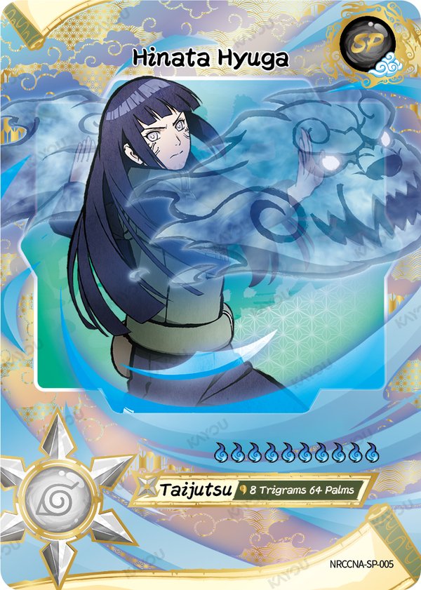 Hinata Hyuga NRCCNA-SP-005 card from Ninja Age Premium Collector Box