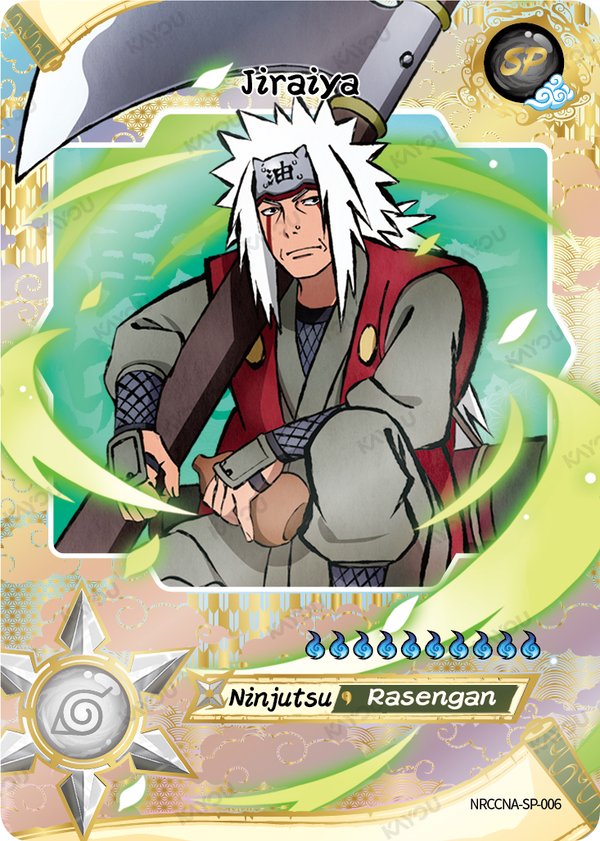 Jiraiya NRCCNA-SP-006 card from Ninja Age Premium Collector Box