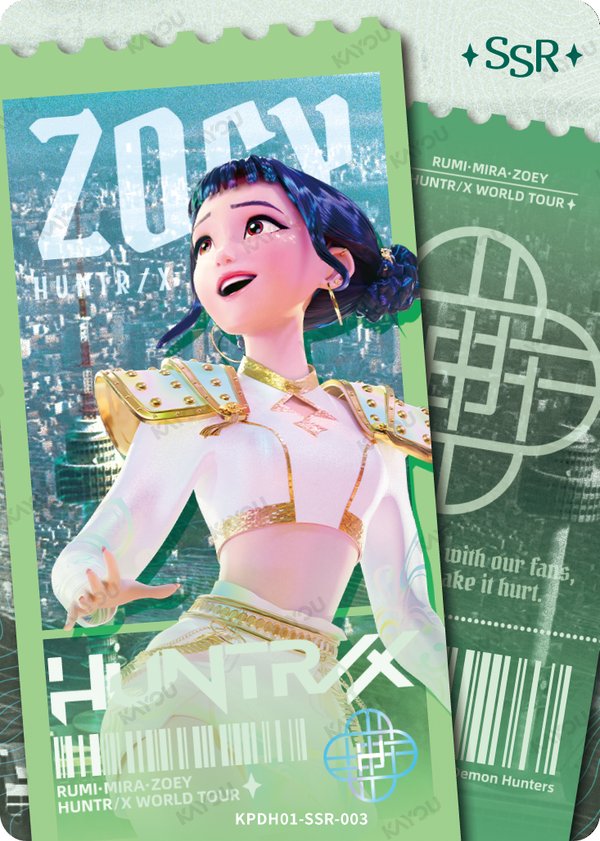 Zoey KPDH01-SSR-003 card from Classic Edition Series 1