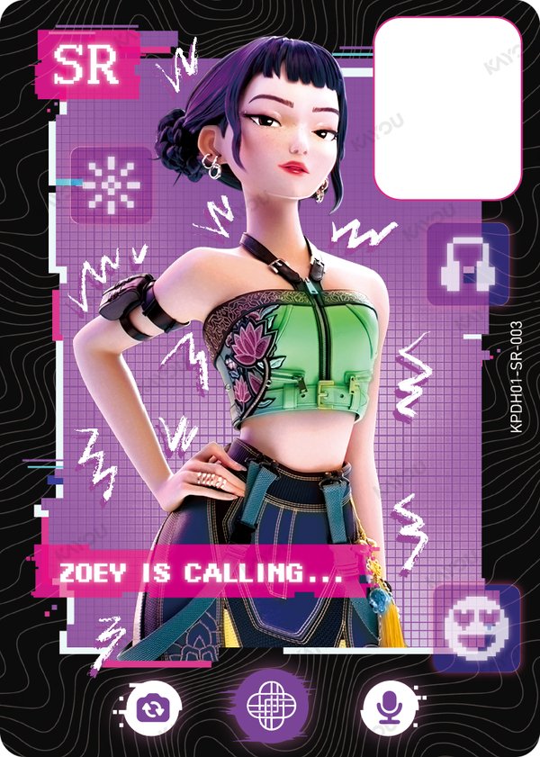 Zoey KPDH01-SR-003 card from Classic Edition Series 1