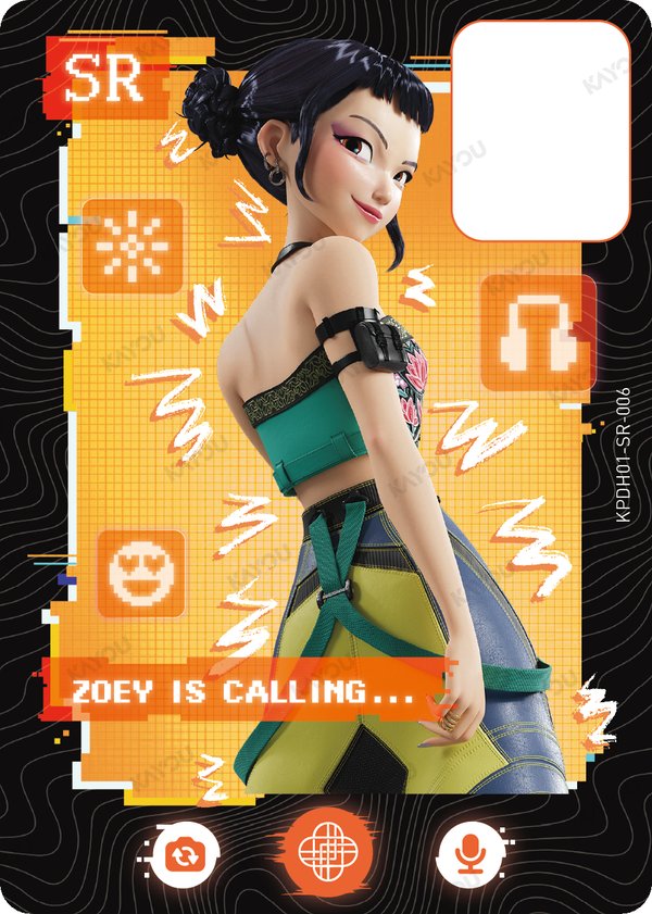 Zoey KPDH01-SR-006 card from Classic Edition Series 1