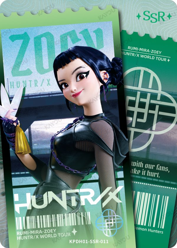 Zoey KPDH01-SSR-011 card from Energy Edition Series 1