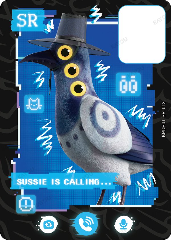 SUSSIE KPDH01-SR-012 card from Energy Edition Series 1