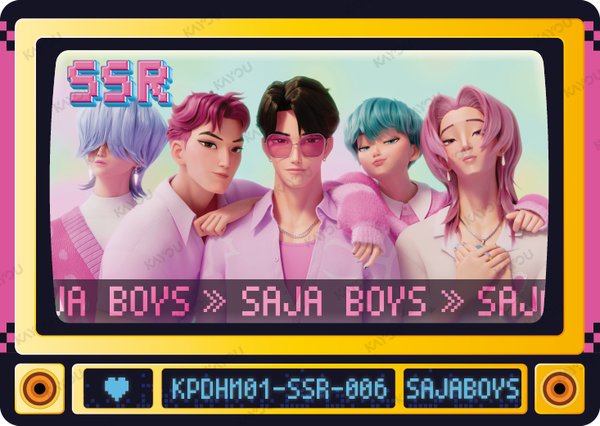 Saja boys KPDHM01-SSR-006 card from Special Mini Edition Series 1