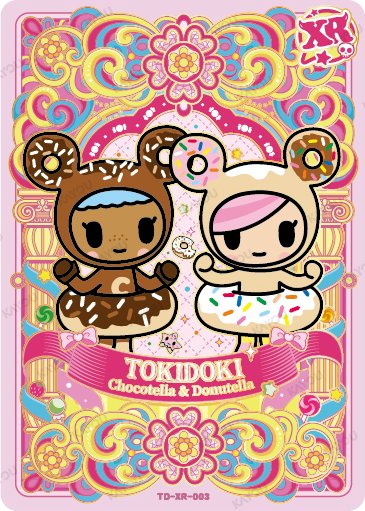 Chocotella & Donutella TD-XR-003 card from Roaming Edition Series 1