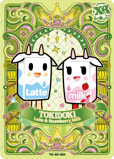 Latte & Strawberry Milk TD-XR-004 card from Roaming Edition Series 1