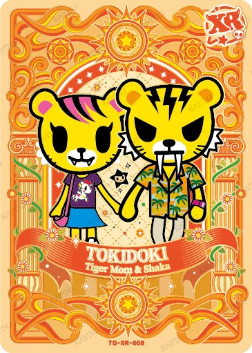 Tiger Mom & Shaka TD-XR-008 card from Roaming Edition Series 1