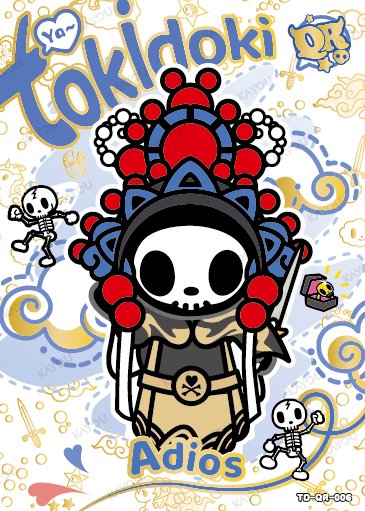 Adios TD-QR-006 card from Roaming Edition Series 1