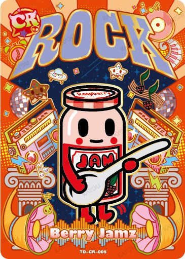 Berry Jamz TD-CR-005 card from Roaming Edition Series 1
