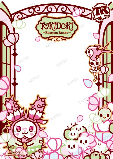Blossom Bunny TD-TR-003 card from Roaming Edition Series 1