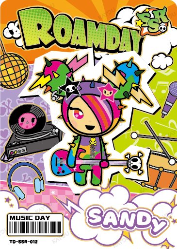 SANDy TD-SSR-012 card from Roaming Edition Series 1