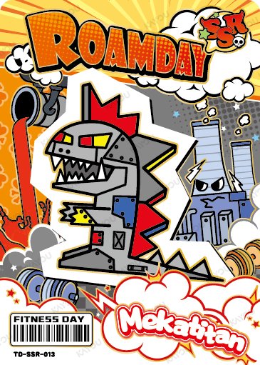 Mekatitan TD-SSR-013 card from Roaming Edition Series 1