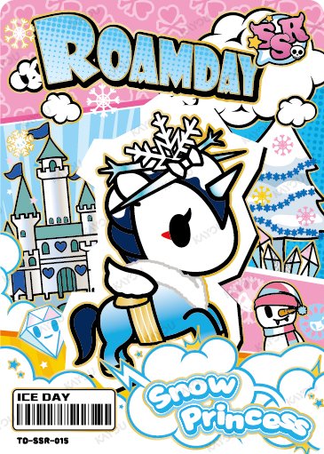 Snow Princess TD-SSR-015 card from Roaming Edition Series 1