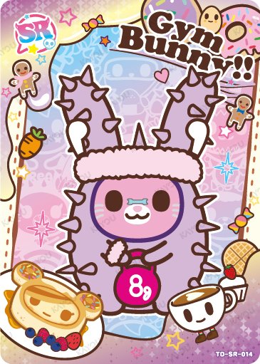 Gym Bunny TD-SR-014 card from Roaming Edition Series 1