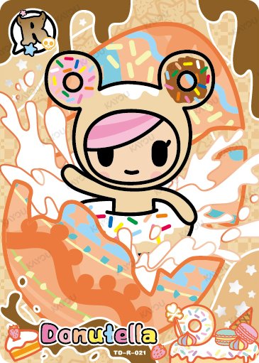Donutella TD-R-021 card from Roaming Edition Series 1