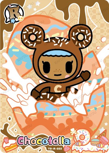 Chocotella TD-R-022 card from Roaming Edition Series 1