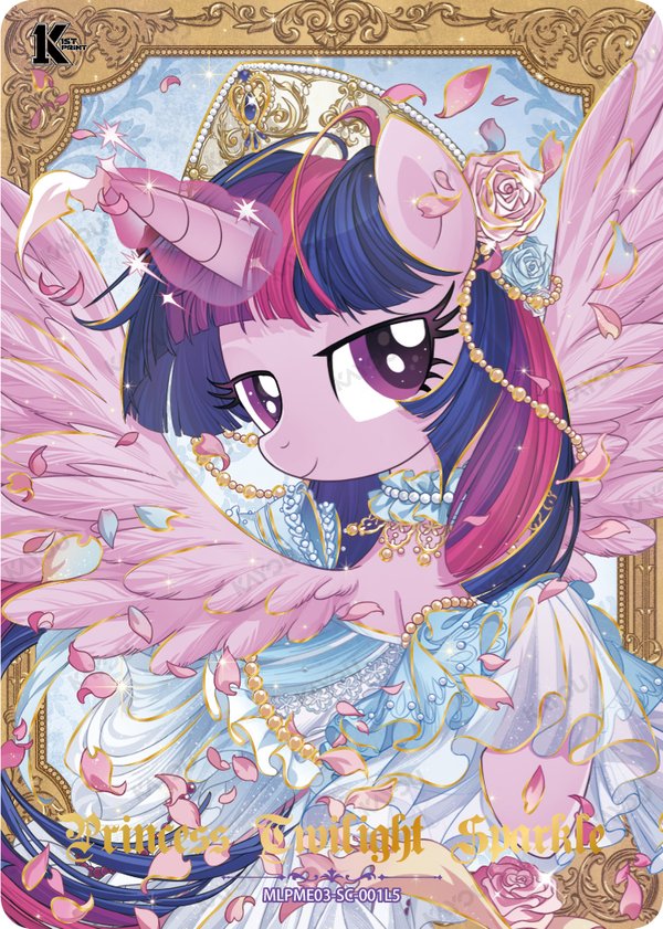 Princess Twilight Sparkle MLPME03-SC-001L5 card from Moon Edition Series 3