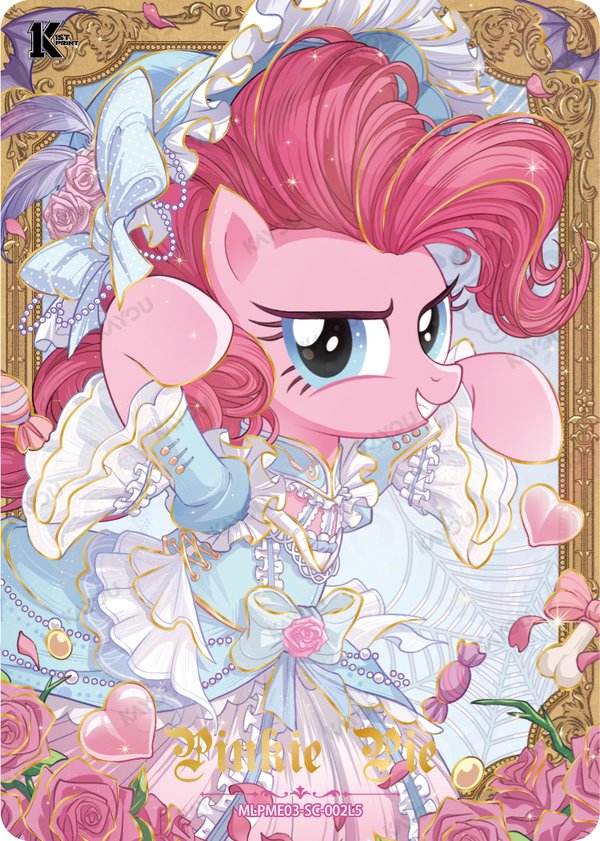 Pinkie Pie MLPME03-SC-002L5 card from Moon Edition Series 3