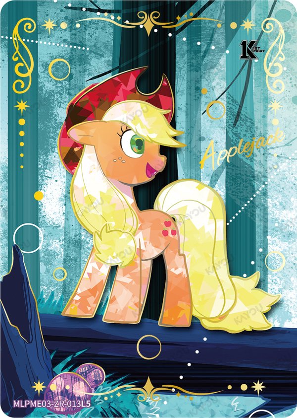 Applejack MLPME03-ZR-013L5 card from Moon Edition Series 3