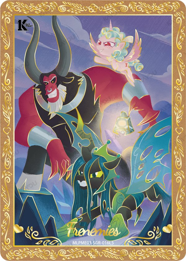 Frenemies MLPME03-SGR-016L5 card from Moon Edition Series 3