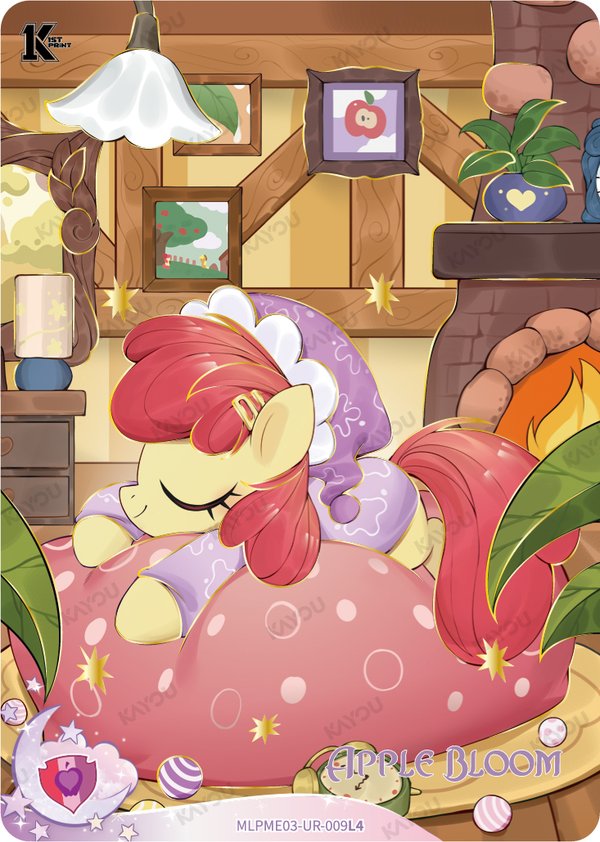 Apple Bloom MLPME03-UR-009L4 card from Moon Edition Series 3