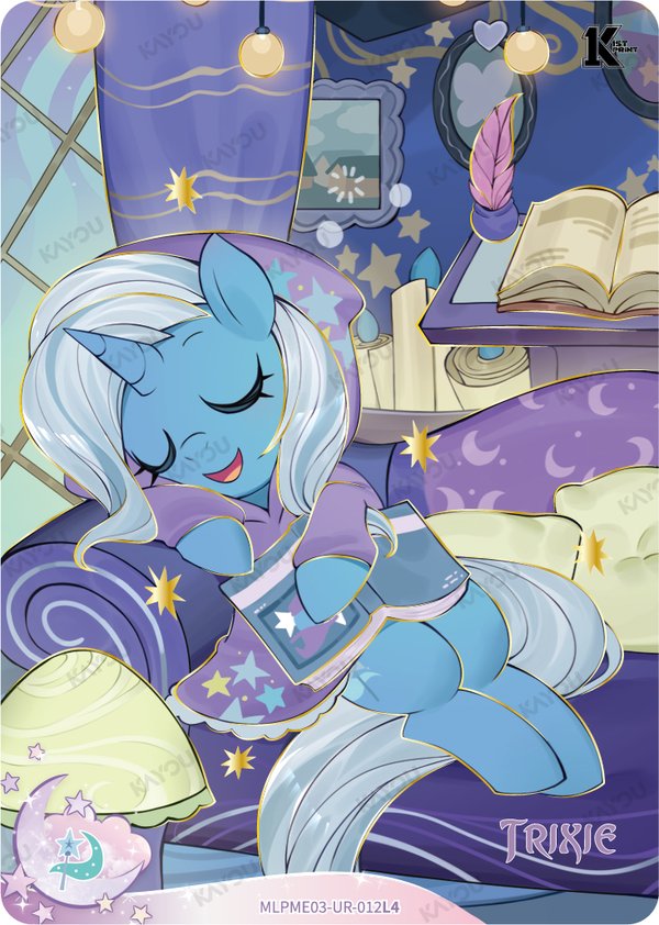 Trixie MLPME03-UR-012L4 card from Moon Edition Series 3