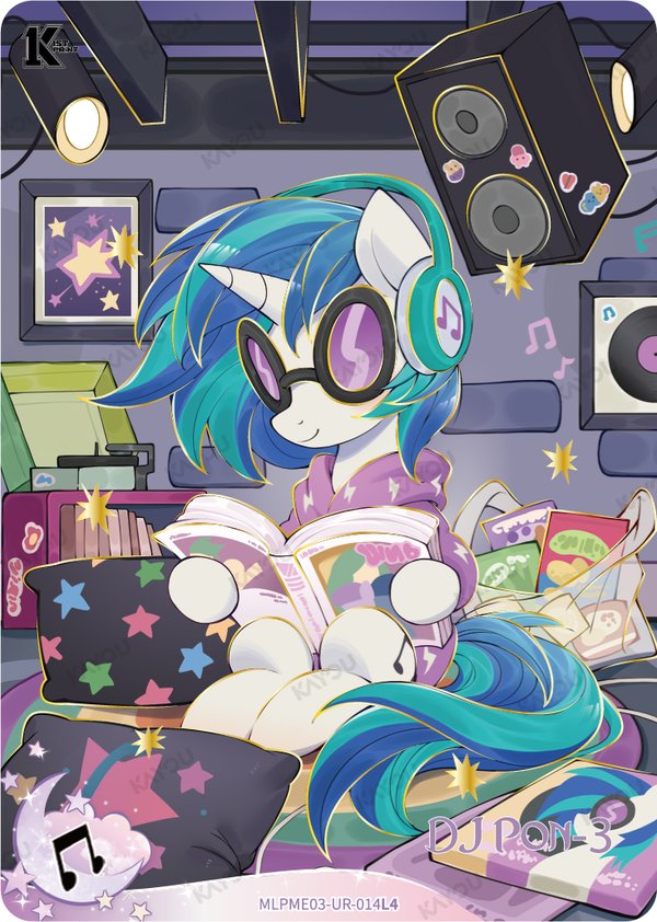DJ Pon-3 MLPME03-UR-014L4 card from Moon Edition Series 3