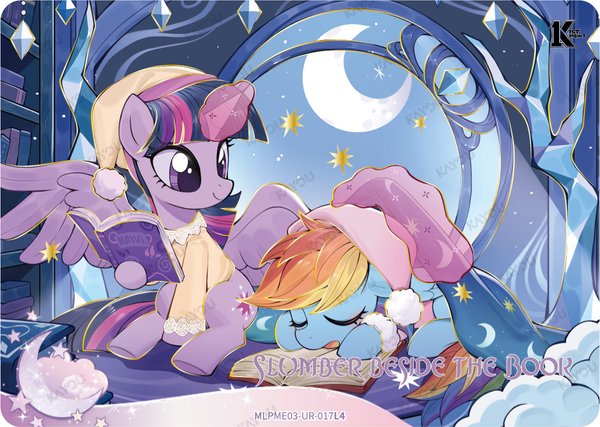 Slumber beside the Book MLPME03-UR-017L4 card from Moon Edition Series 3