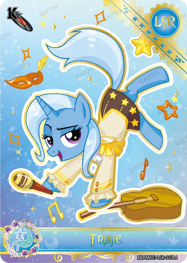 Trixie MLPME03-LSR-010L4 card from Moon Edition Series 3