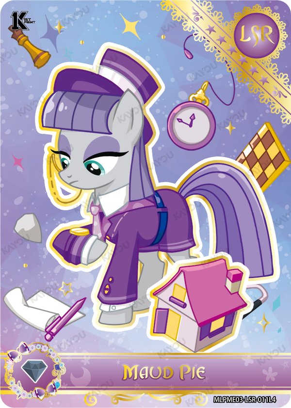 Maud Pie MLPME03-LSR-011L4 card from Moon Edition Series 3