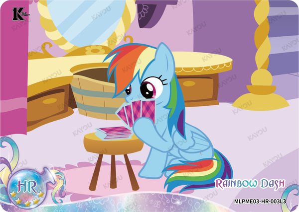 Rainbow Dash MLPME03-HR-003L3 card from Moon Edition Series 3