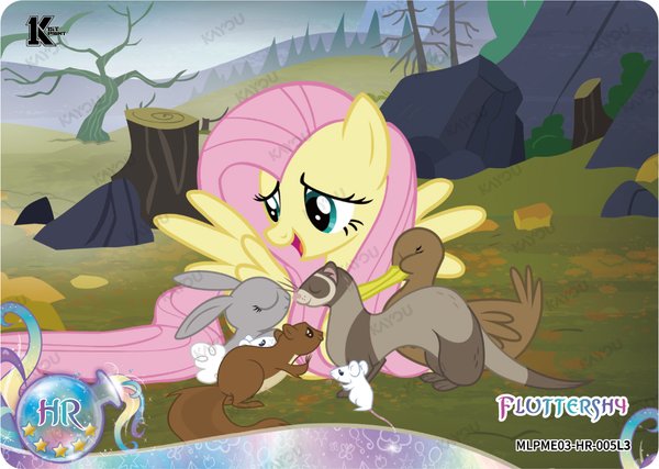 Fluttershy MLPME03-HR-005L3 card from Moon Edition Series 3