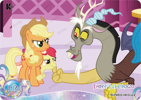 Three's A Crowd MLPME03-HR-011L3 card from Moon Edition Series 3