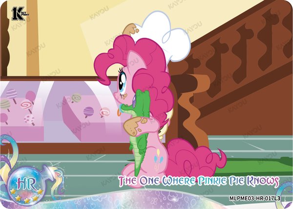 The One Where Pinkie Pie Knows MLPME03-HR-017L3 card from Moon Edition Series 3