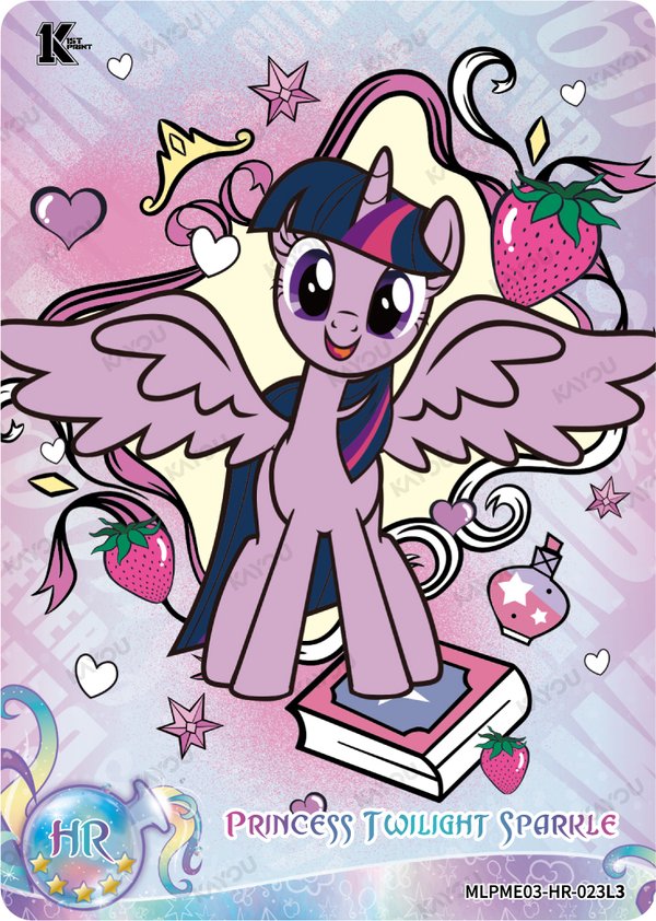 Princess Twilight Sparkle MLPME03-HR-023L3 card from Moon Edition Series 3