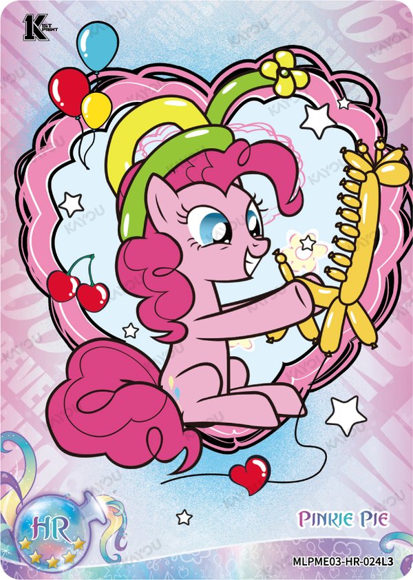 Pinkie Pie MLPME03-HR-024L3 card from Moon Edition Series 3