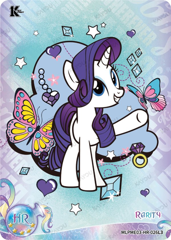 Rarity MLPME03-HR-026L3 card from Moon Edition Series 3