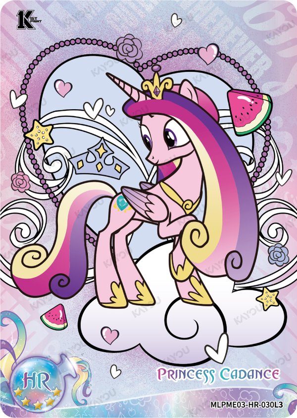 Princess Cadance MLPME03-HR-030L3 card from Moon Edition Series 3