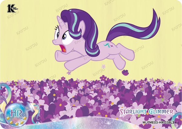 Starlight Glimmer MLPME03-HR-038L3 card from Moon Edition Series 3