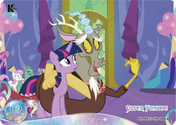 Silver Tongue MLPME03-HR-044L3 card from Moon Edition Series 3