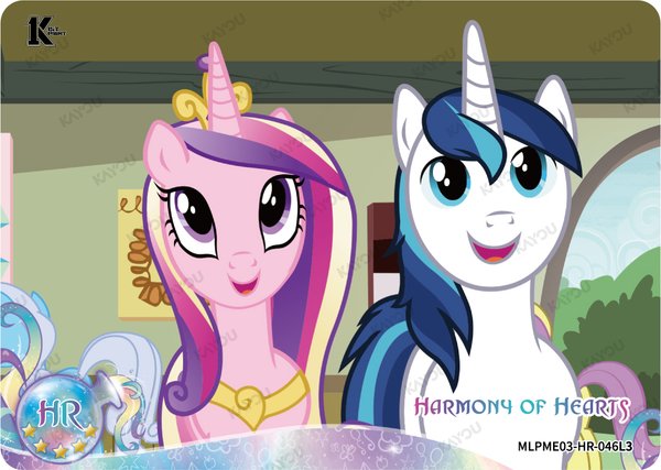 Harmony of Hearts MLPME03-HR-046L3 card from Moon Edition Series 3
