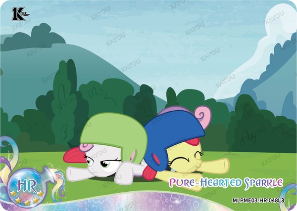 Pure-Hearted Sparkle MLPME03-HR-048L3 card from Moon Edition Series 3