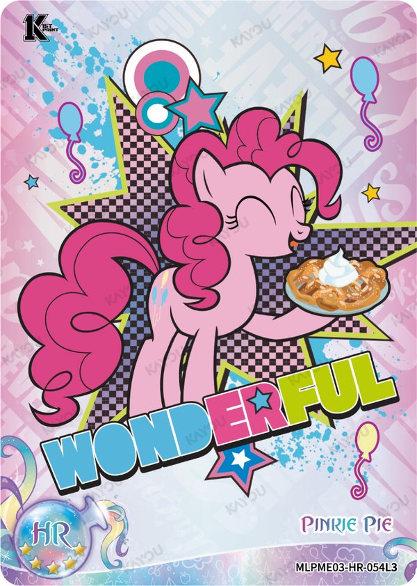 Pinkie Pie MLPME03-HR-054L3 card from Moon Edition Series 3
