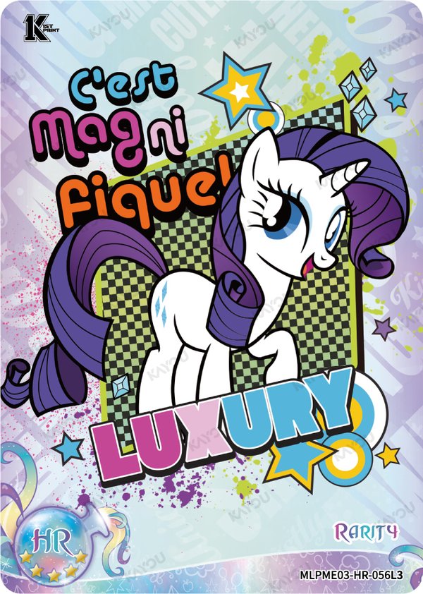 Rarity MLPME03-HR-056L3 card from Moon Edition Series 3