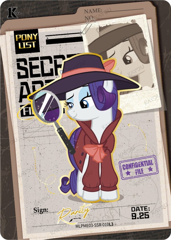 Rarity MLPME03-SSR-010L3 card from Moon Edition Series 3