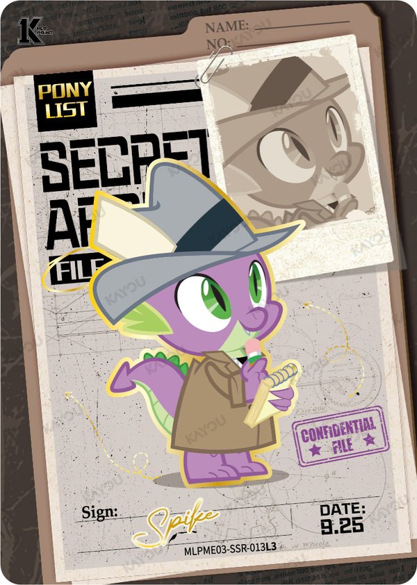 Spike MLPME03-SSR-013L3 card from Moon Edition Series 3