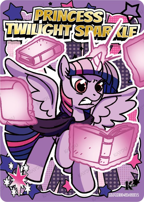Princess Twilight Sparkle MLPME03-SR-021L2 card from Moon Edition Series 3
