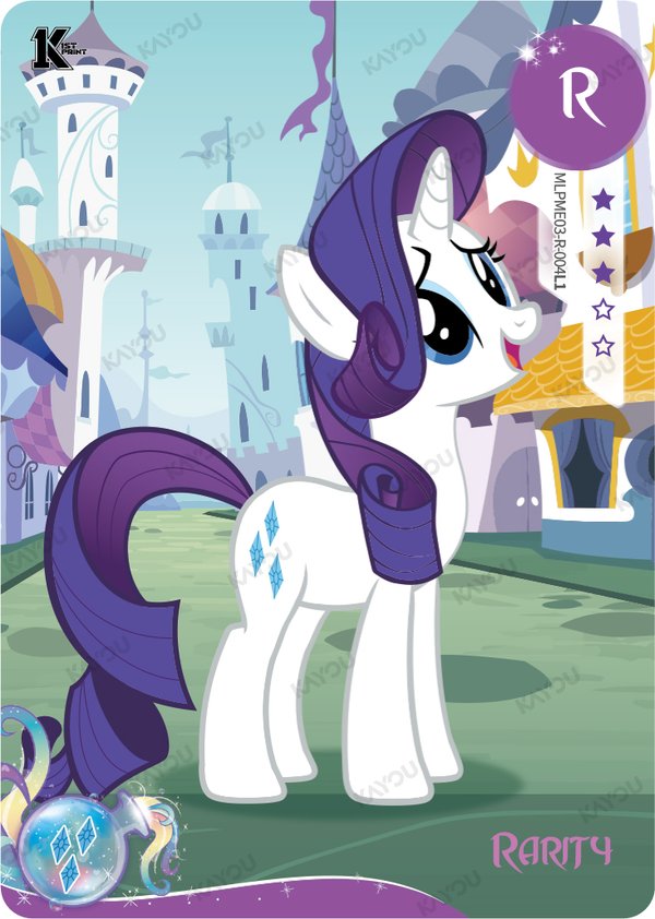 Rarity MLPME03-R-004L1 card from Moon Edition Series 3